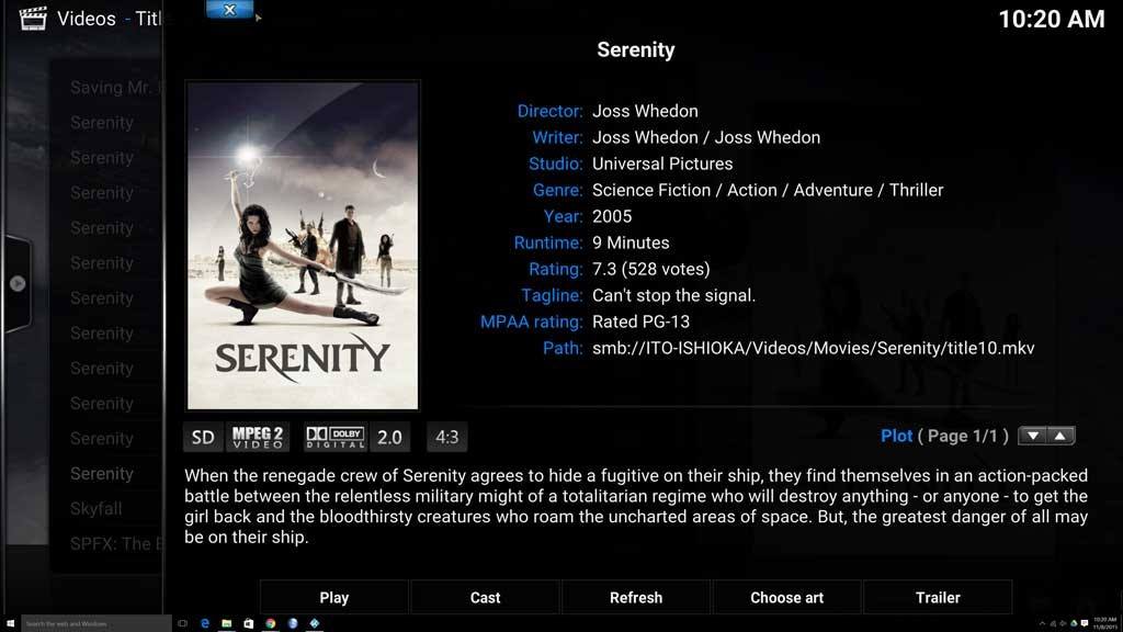 Serenity-info